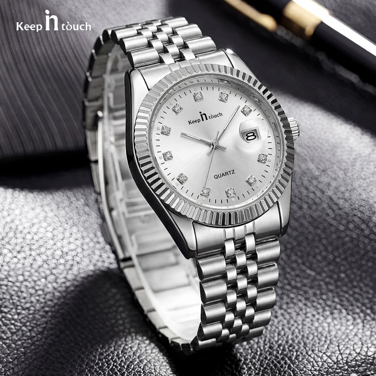 KnT-6619 Royal Prestige Watch - Gold Silver