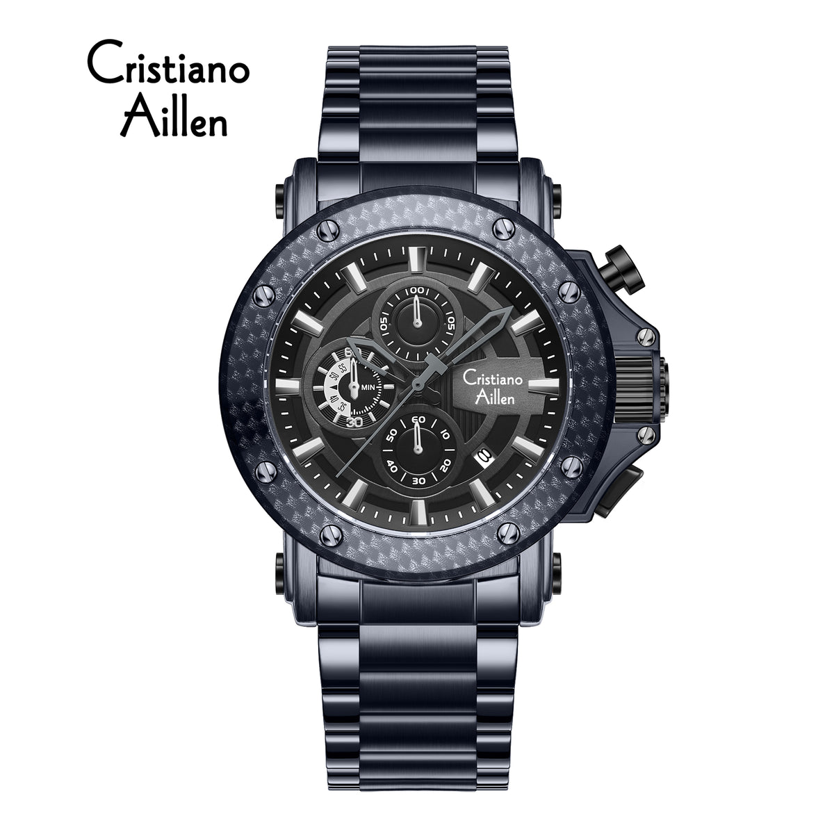 CA-9842 Chronograph Watch - Purple