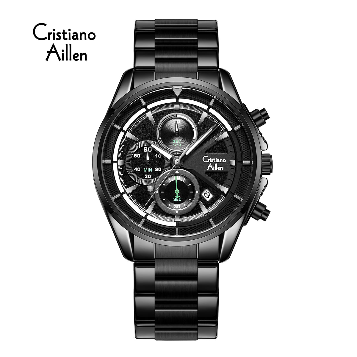 CA-8890 Multifunction Analog Watch - Black