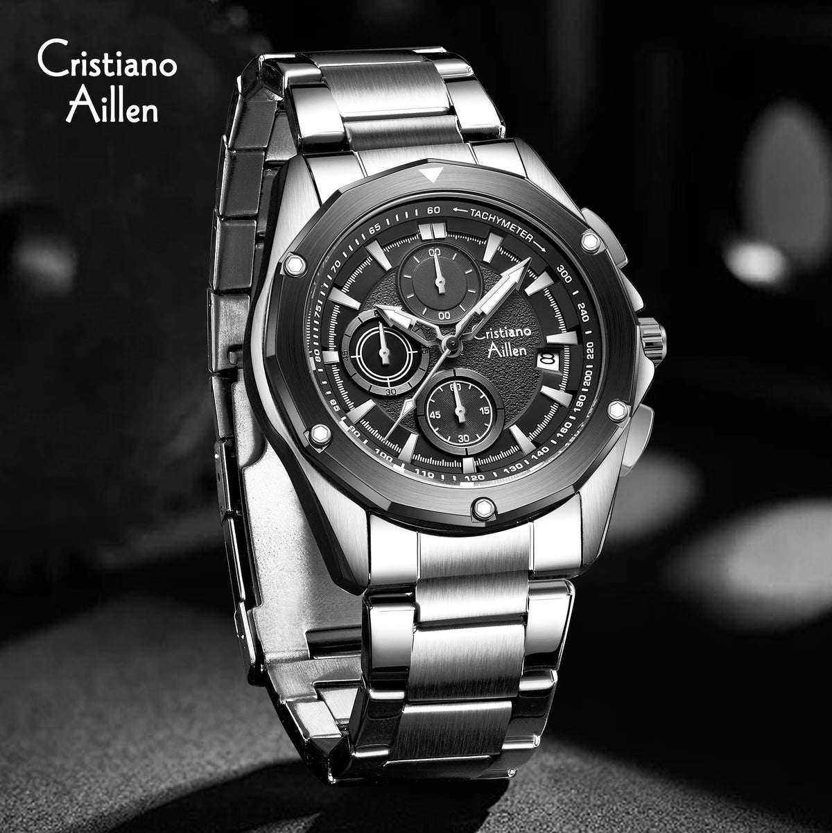 CA-8899 Multifunction Chronograph Watch - Silver