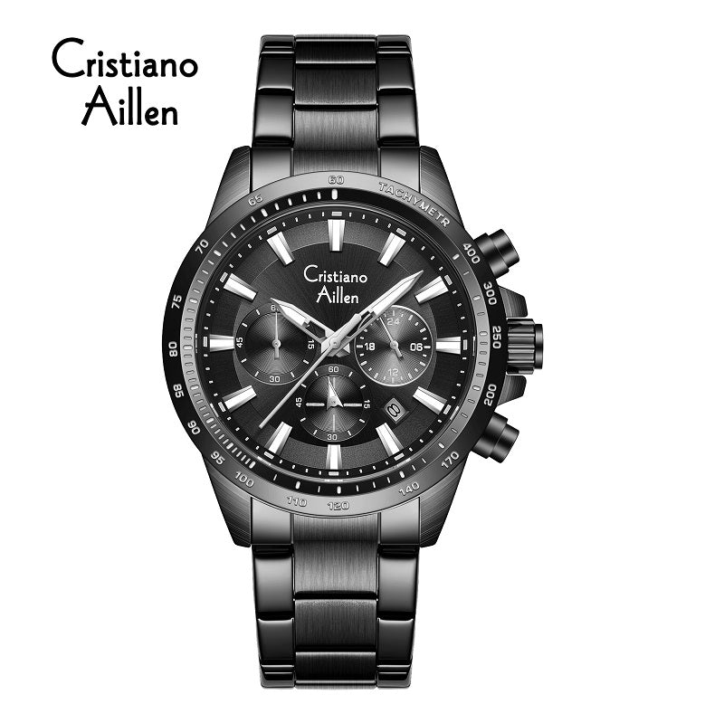 CA-8891 Multifunction Analog Watch - Black