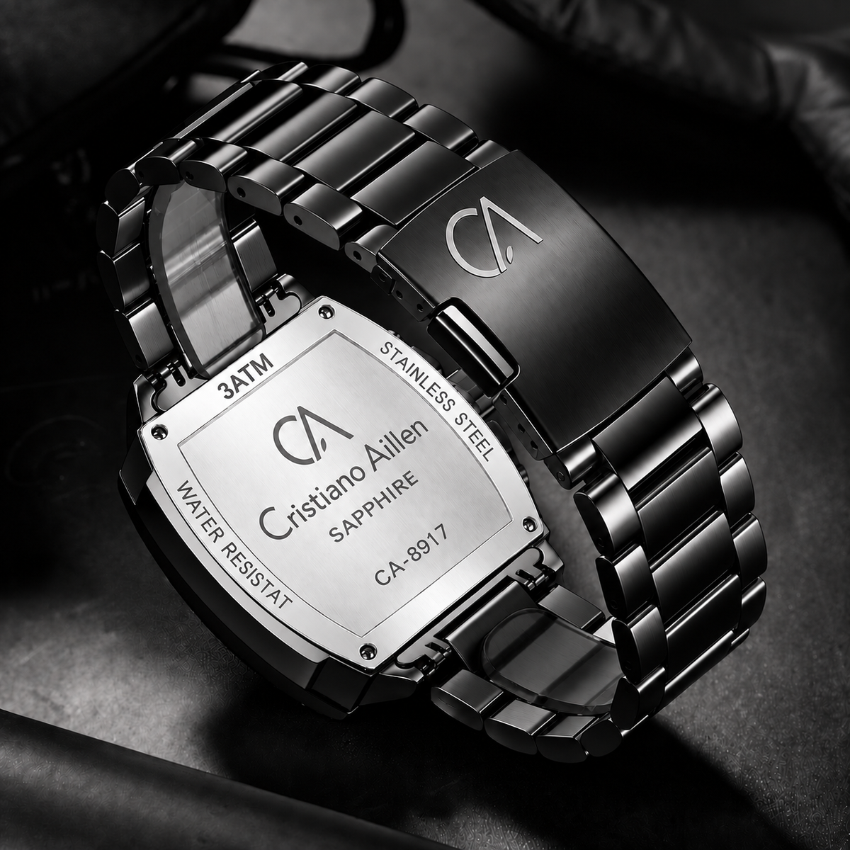 CA-8917 Chronograph Watch - Black