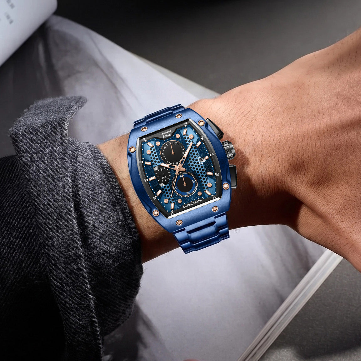 CA-8917 Chronograph Watch - Blue