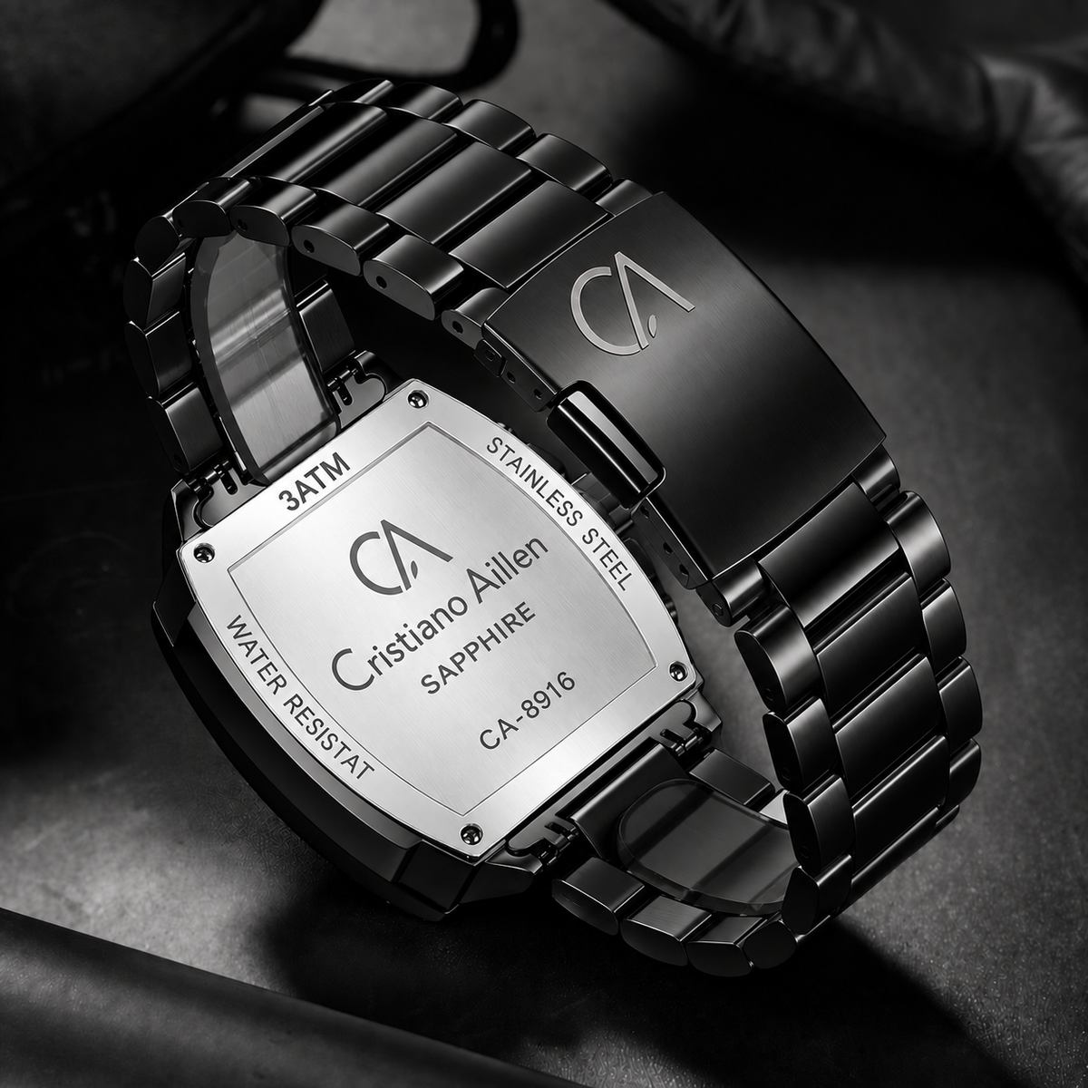CA-8916 Chronograph Watch - Black