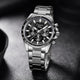 CA-8891 Multifunction Analog Watch - Silver Black