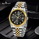 KnT-6619 Royal Prestige Watch - Silver Gold Black