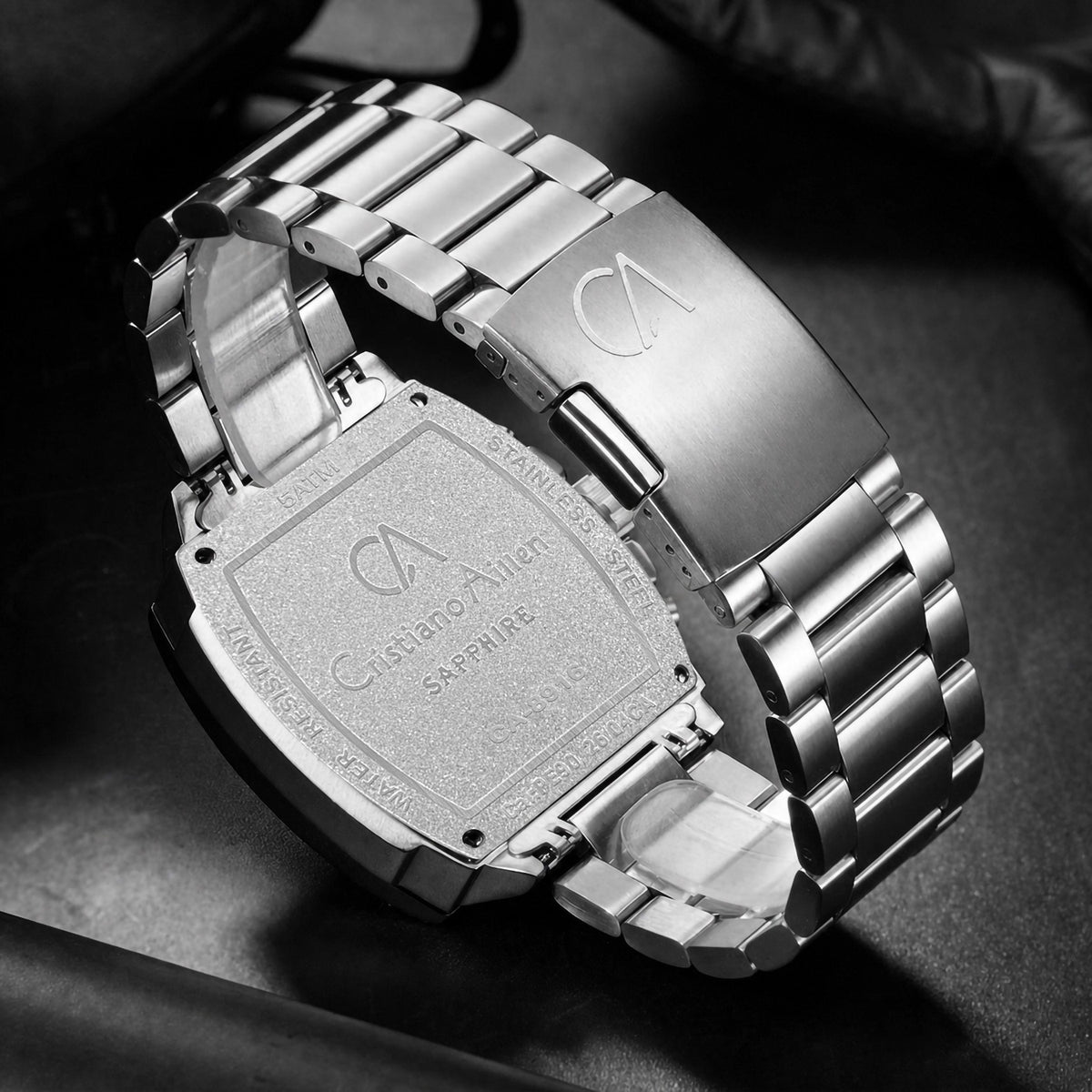 CA-8916 Chronograph Watch - Silver Blue