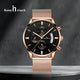 KnT-1024 Mesh Classic Watch - Rose Gold Black