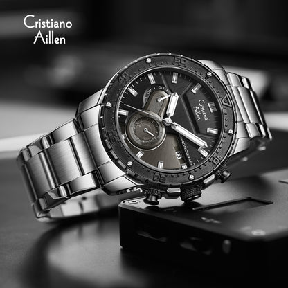 CA-8900 Chronograph Watch - Silver