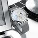 KnT-1021 Mesh Strap Watch - Silver