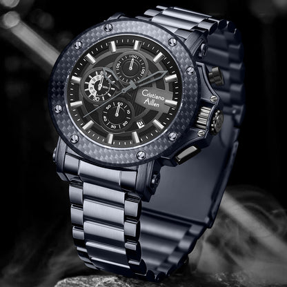 CA-9842 Chronograph Watch - Purple