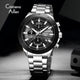 CA-8897 Chronograph Watch - Silver Black
