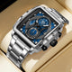 CA-8916 Chronograph Watch - Silver Blue