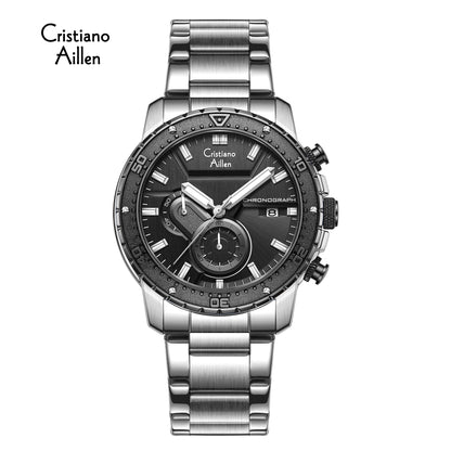 CA-8900 Chronograph Watch - Silver