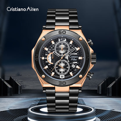 CA-9839 Chronograph Watch - Rose gold