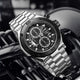 CA-9839 Chronograph Watch - Silver Black