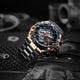 CA-9840 Chronograph Watch - Rose Gold Black