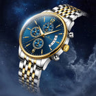 Silver Gold Blue