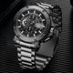 CA-9842 Chronograph Watch - Black-Blue