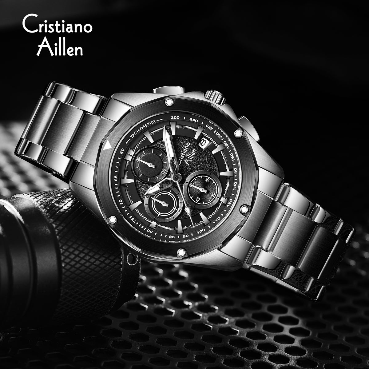 CA-8899 Multifunction Chronograph Watch - Silver