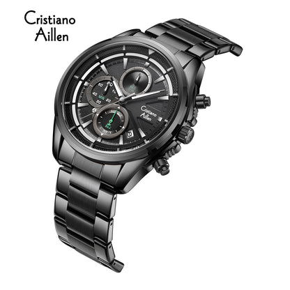 CA-8890 Multifunction Analog Watch - Black