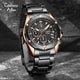 CA-8899 Multifunction Chronograph Watch - Black Rose Gold