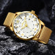 KnT-6615 Analog Watch - Gold Silver