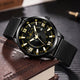 KnT-6615 Analog Watch - Black