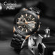 CA-8897 Chronograph Watch - Black Rose Gold
