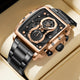 CA-8916 Chronograph Watch - Black Rose Gold