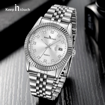KnT-6619 Royal Prestige Watch - Gold Silver