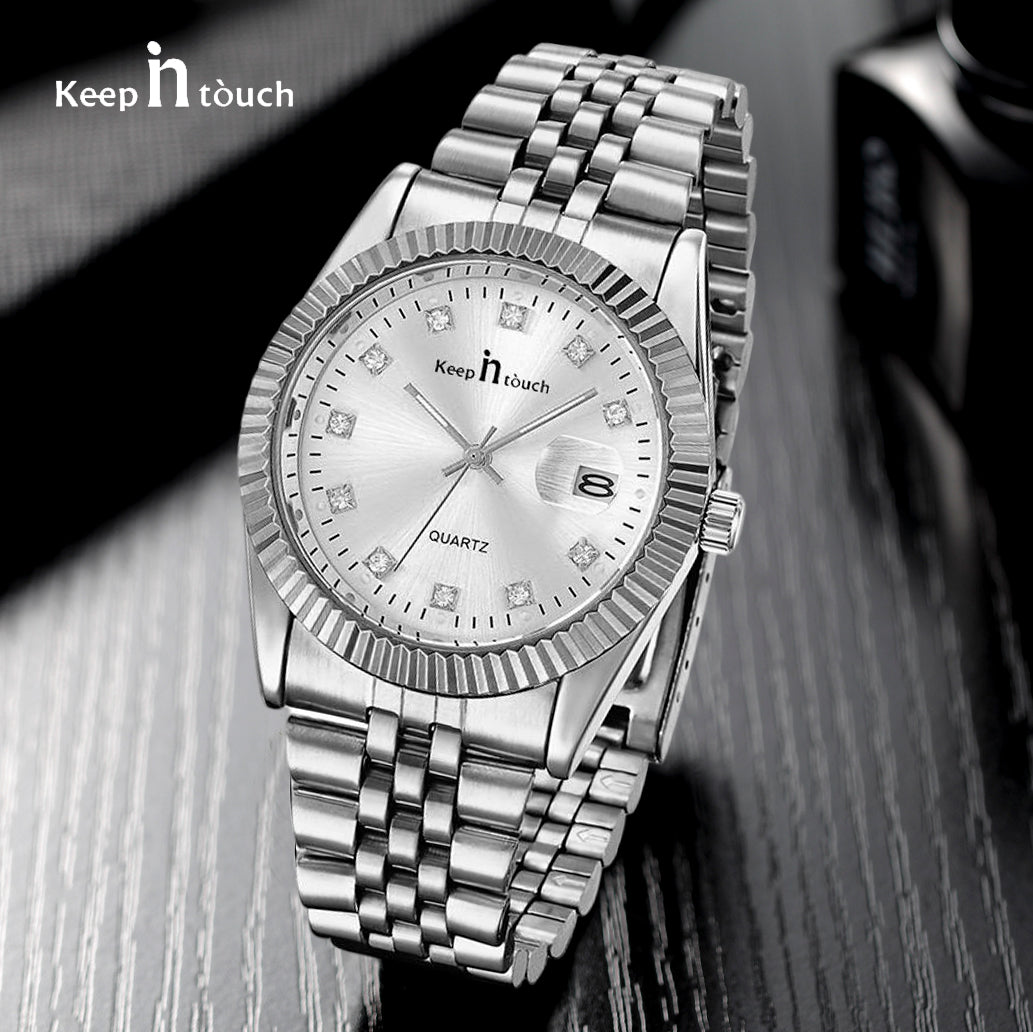 KnT-6619 Royal Prestige Watch - Gold Silver