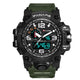 PANARS PNRS-8202 Dual Time Sports Watch for Men - Green