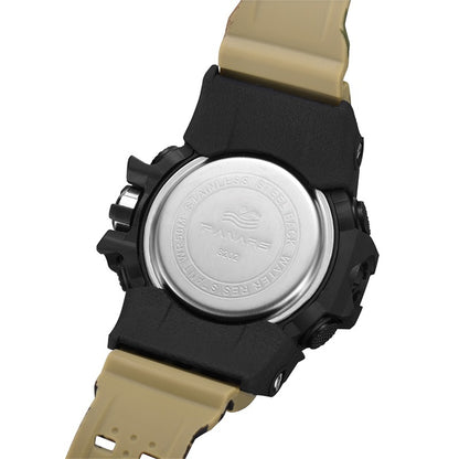 PANARS PNRS-8202 Beige dual time sports watch for men - sports watch detail