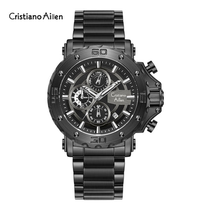CA-9841 Chronograph Watch - Black