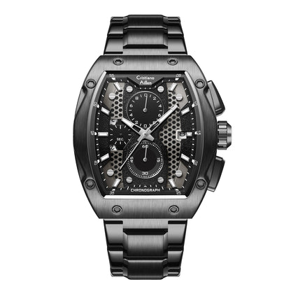 Cristiano Aillen CA-8917 black chronograph analog watch for men