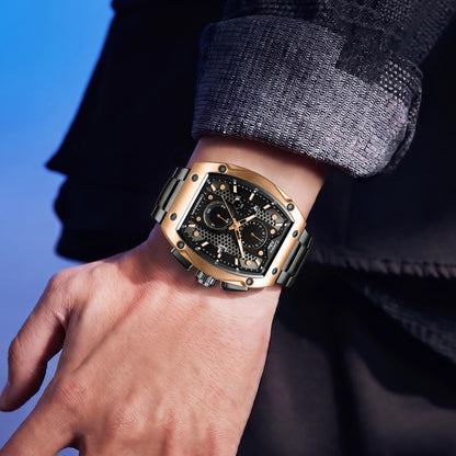 CA-8917 Chronograph Watch - Black Rose Gold