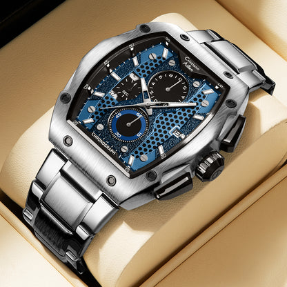 CA-8917 Chronograph Watch - Silver Blue