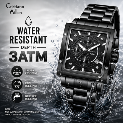 CA-9844 Chronograph Watch - Black