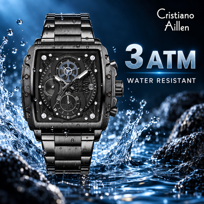 CA-8916 Chronograph Watch - Black