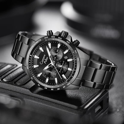 CA-8891 Multifunction Analog Watch - Black
