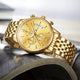 KnT-1020 Steel Chronograph Watch - Gold